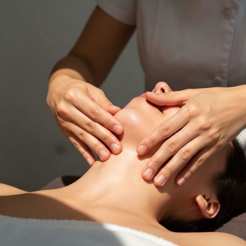 Technika masażu szyi i dekoltu